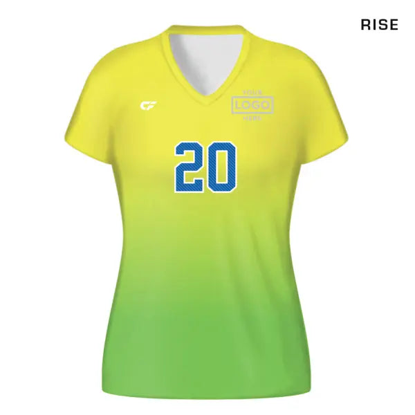 CustomFuze Women's Sublimated Premier Series Cap Sleeve Volleyball Jersey