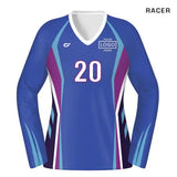 CustomFuze Women's Sublimated Premier Series Long Sleeve Volleyball Jersey