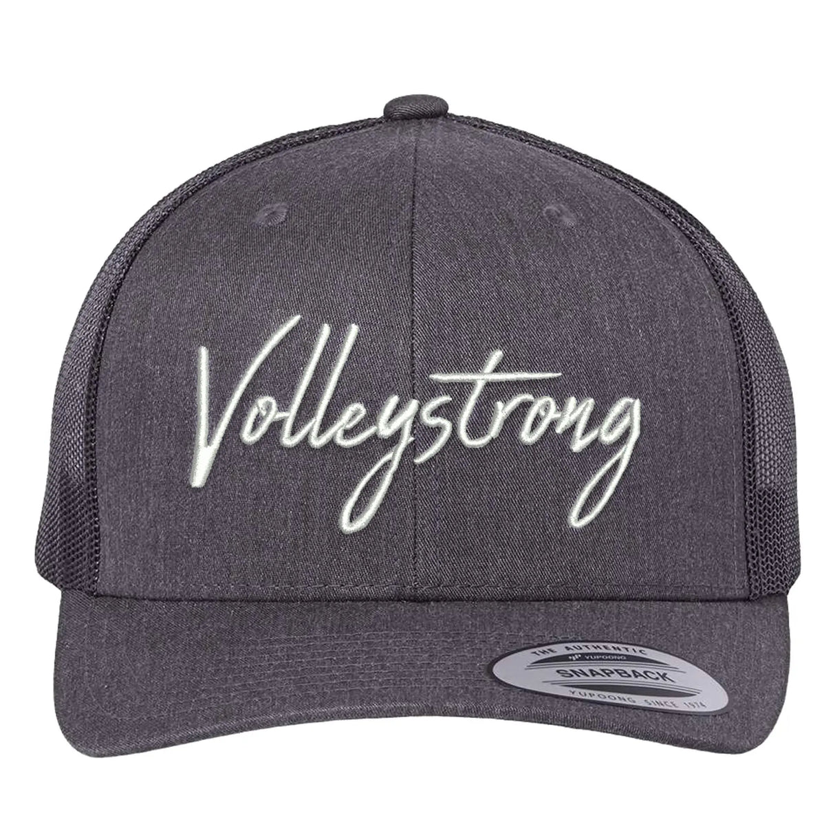 Volleystrong Signature Trucker Hat Dark Heather Grey
