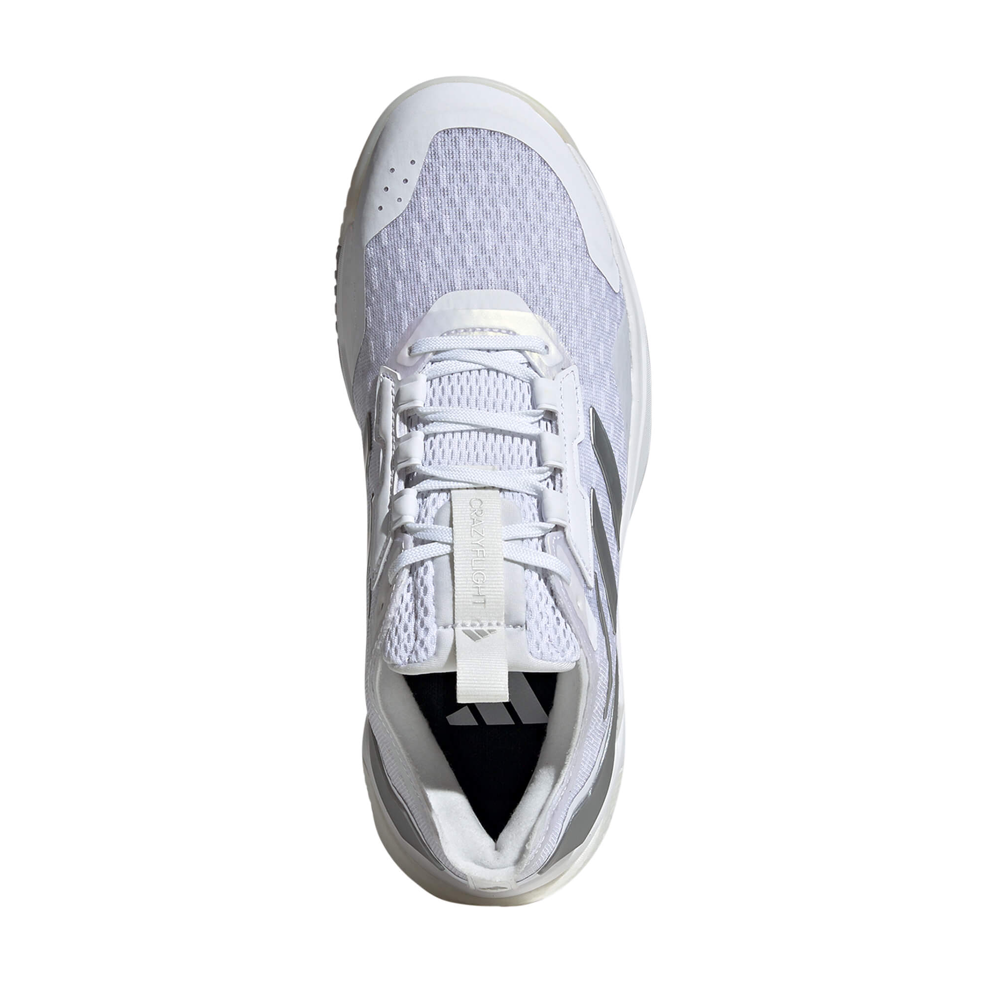 Adidas Crazyflight 5 Indoor Shoes Women s Size 7 White Silver