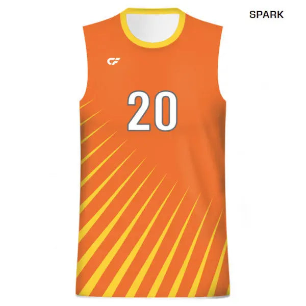 CustomFuze Men's Sublimated Premier Series Sleeveless Volleyball Jersey - Quick Ship