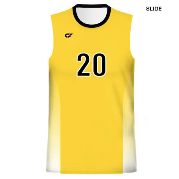 CustomFuze Men's Sublimated Premier Series Sleeveless Volleyball Jersey - Quick Ship