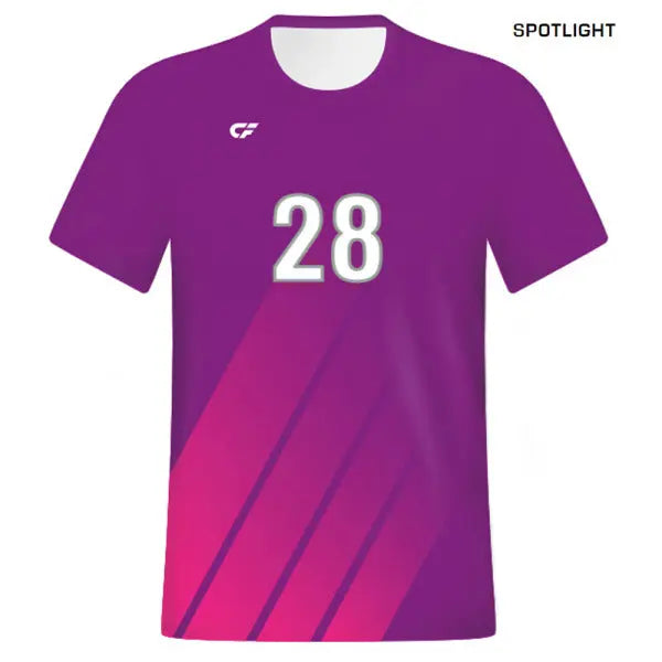 CustomFuze Men's Sublimated Pro Series Short Sleeve Volleyball Jersey - Quick Ship