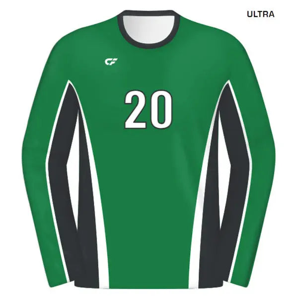 CustomFuze Men's Sublimated Premier Series Long Sleeve Volleyball Jersey