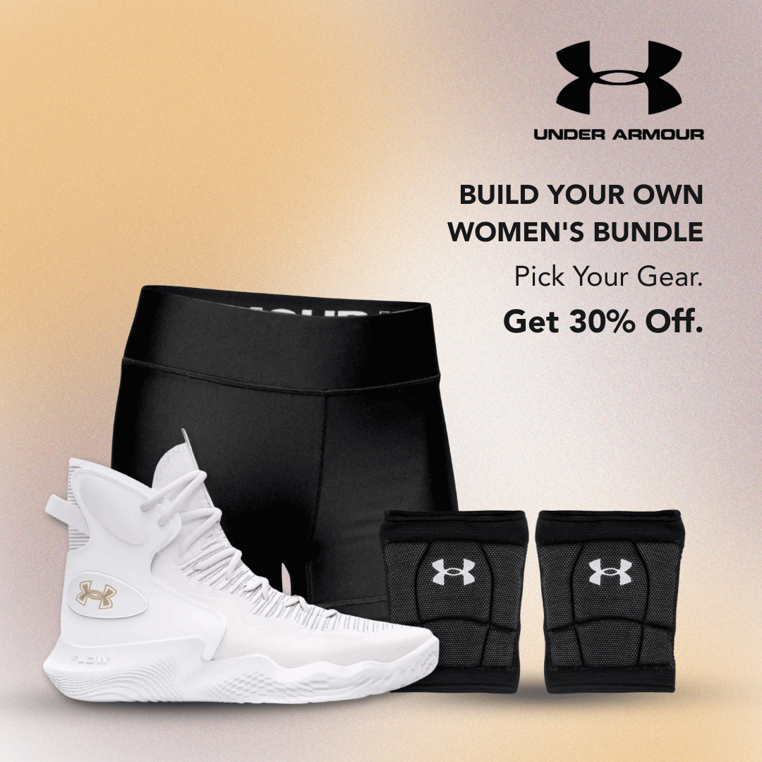 Under Armour Women’s Volleyball Bundle – Shoes, Spandex, Kneepads