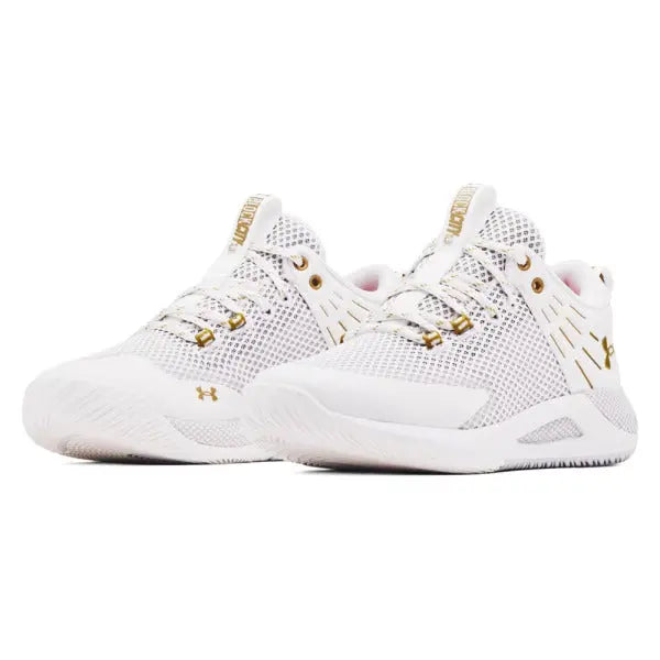 Under Armour Women s HOVR Block City Volleyball Shoes White 10.5
