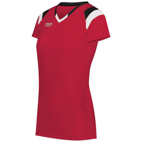 High Five Women's TRUHIT Tri Short Sleeve Volleyball Jersey