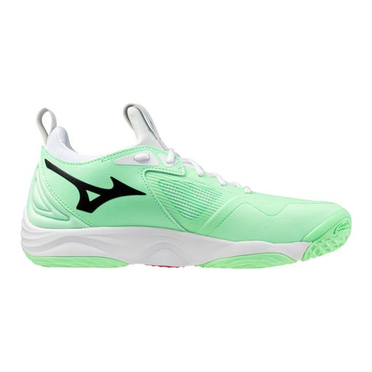 Mizuno Wave Momentum 3 バレーボールシューズ 27.0 MIZUNO ミズノ WAVE MOMENTUM 3 （ブラック×ホワイト×グリーン