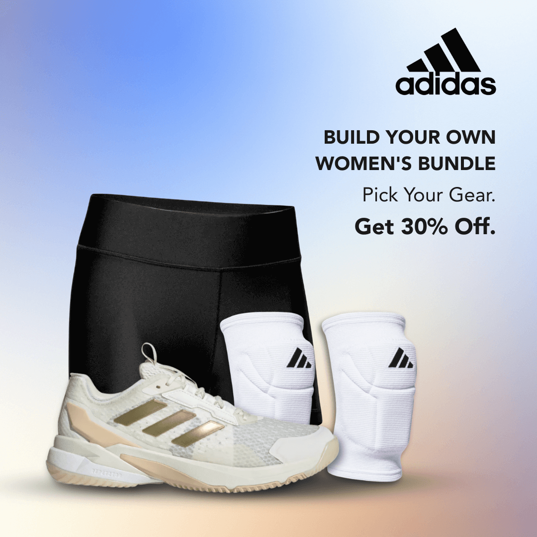 Adidas Women’s Volleyball Bundle – Shoes, Spandex, Kneepads