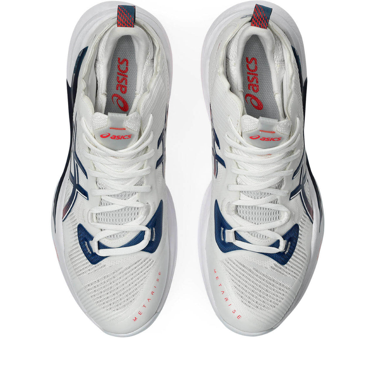 ASICS Men's Metarise 2 Volleyball Shoe White/Blue - 6