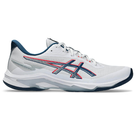 ASICS Men's Netburner Ballistic FF 4 Volleyball Shoe White/Blue - 1
