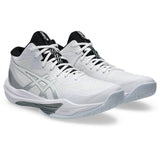 ASICS Men's Sky Elite FF MT 3 Volleyball Shoe White/White - 4