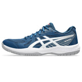 ASICS Men's Upcourt 6 Volleyball Shoe Blue/White - 2