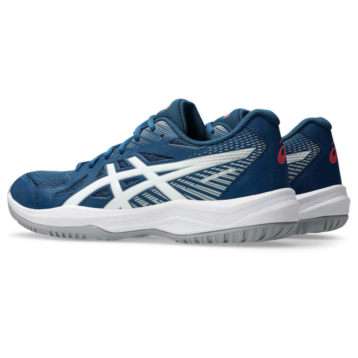 ASICS Men's Upcourt 6 Volleyball Shoe Blue/White - 4