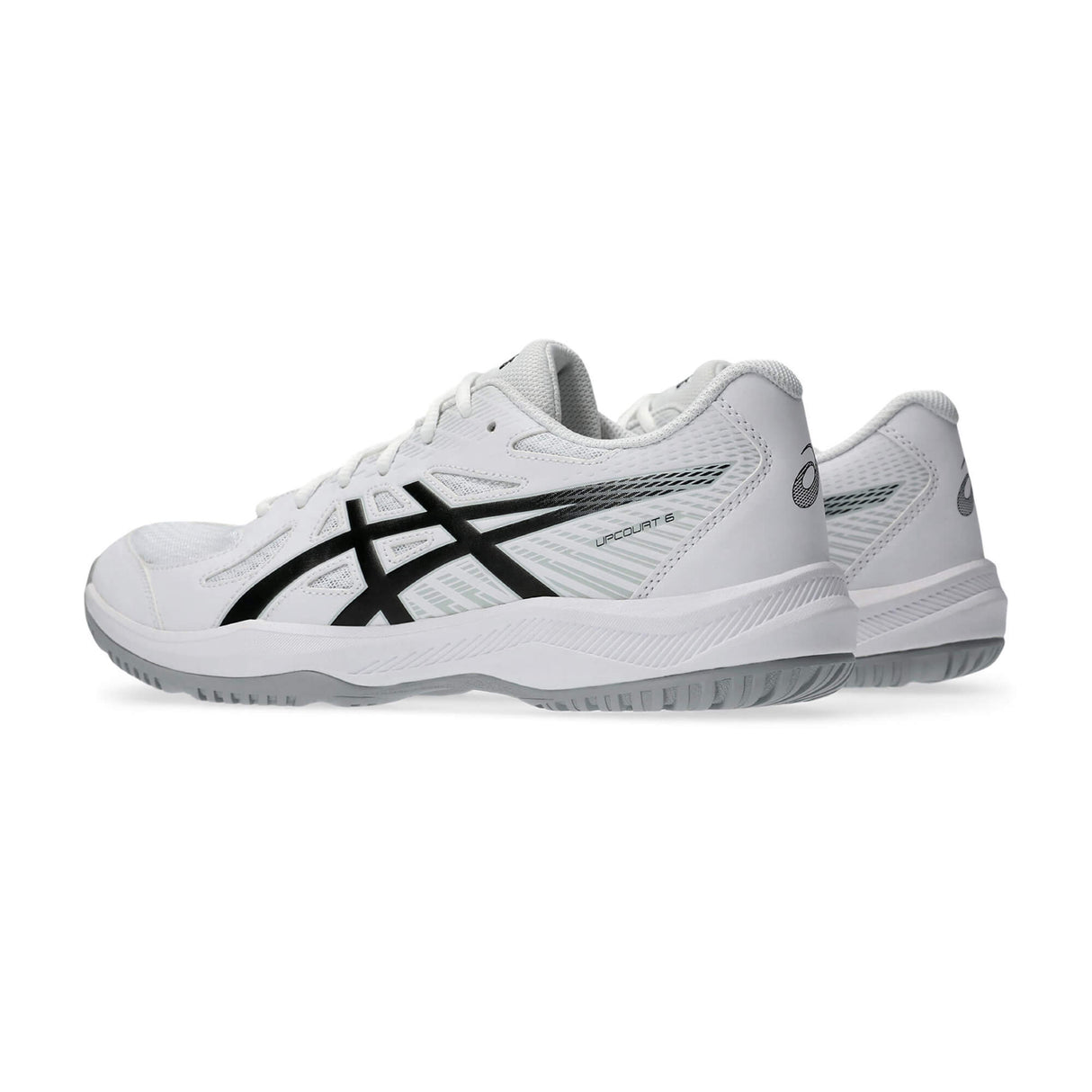 ASICS Men's Upcourt 6 Volleyball Shoe White/Black - 7