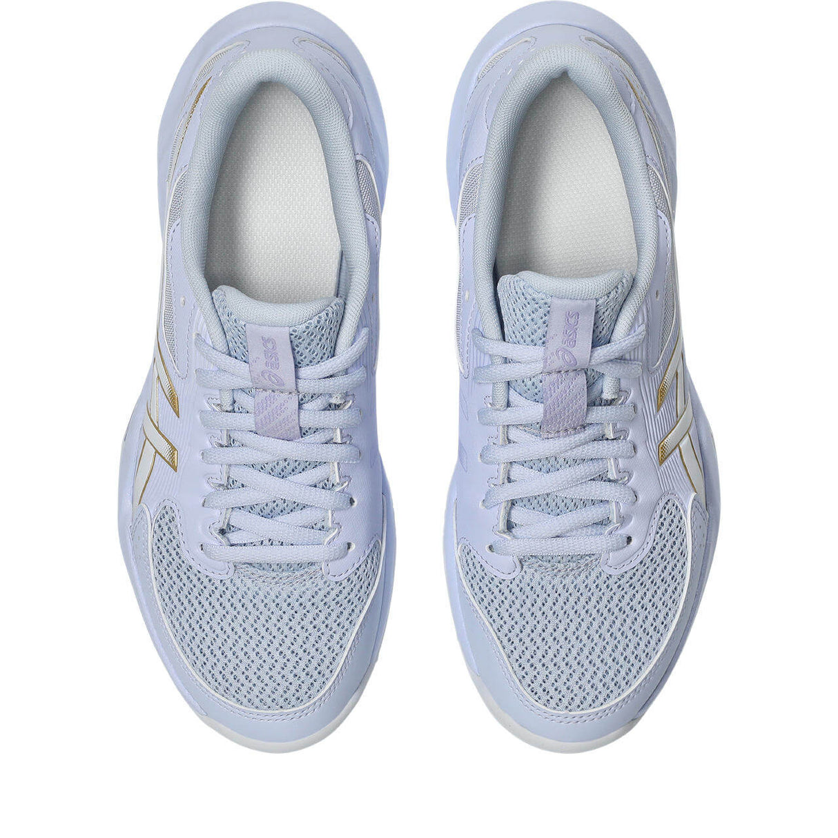 ASICS Women's Gel-Rocket 12 Volleyball Shoe Blue Fade/ Champagne - 6