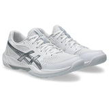 ASICS Women's Gel-Rocket 12 Volleyball Shoe White/Silver - 4