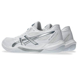 ASICS Women's Gel-Rocket 12 Volleyball Shoe White/Silver - 5