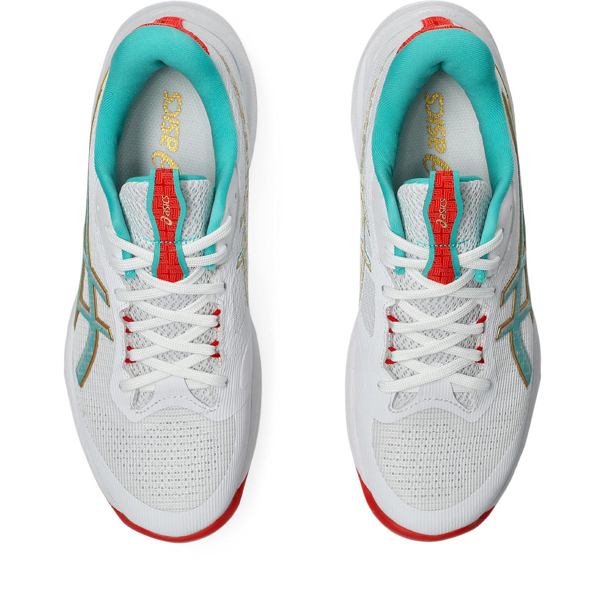 ASICS Women's Netburner Ballistic FF 4 - Limited Edition White/Sea Glass - 6