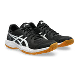 ASICS Women's Upcourt 6 Volleyball Shoe Black/White - 2