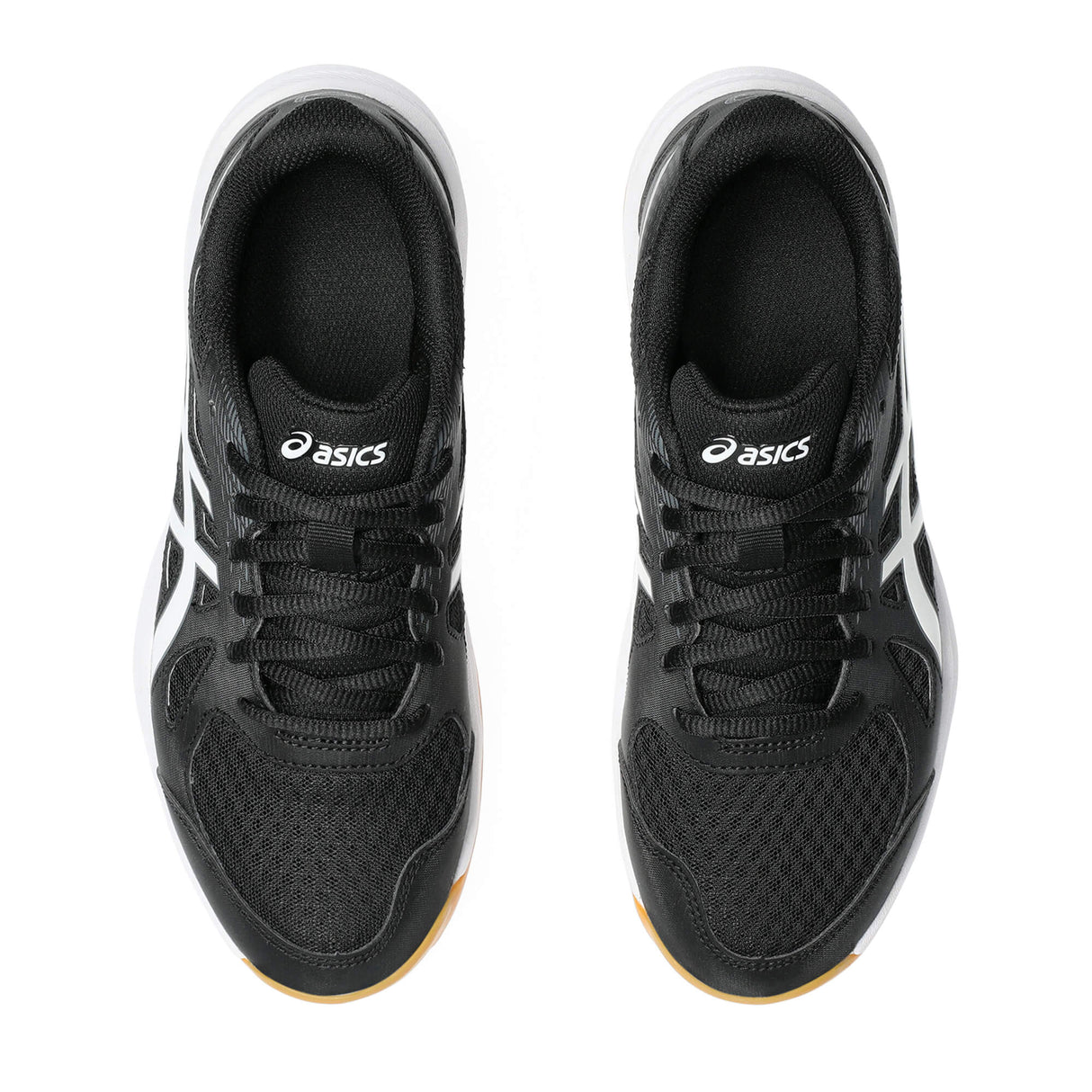 ASICS Women's Upcourt 6 Volleyball Shoe Black/White - 6