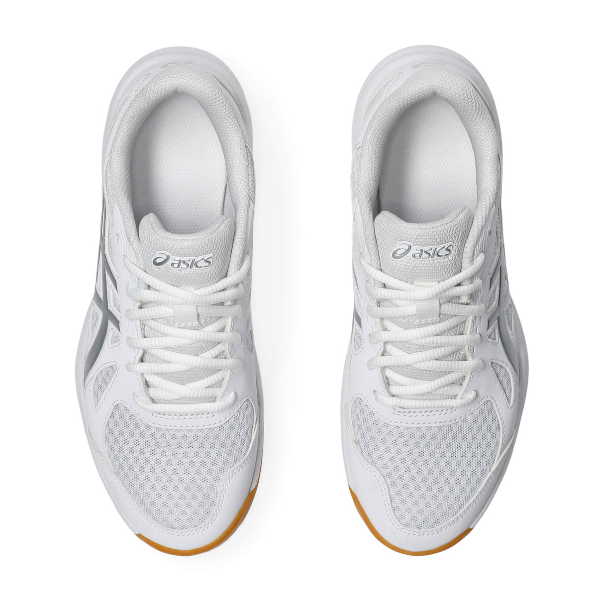 ASICS Women's Upcourt 6 Volleyball Shoe White/Pure Silver - 6