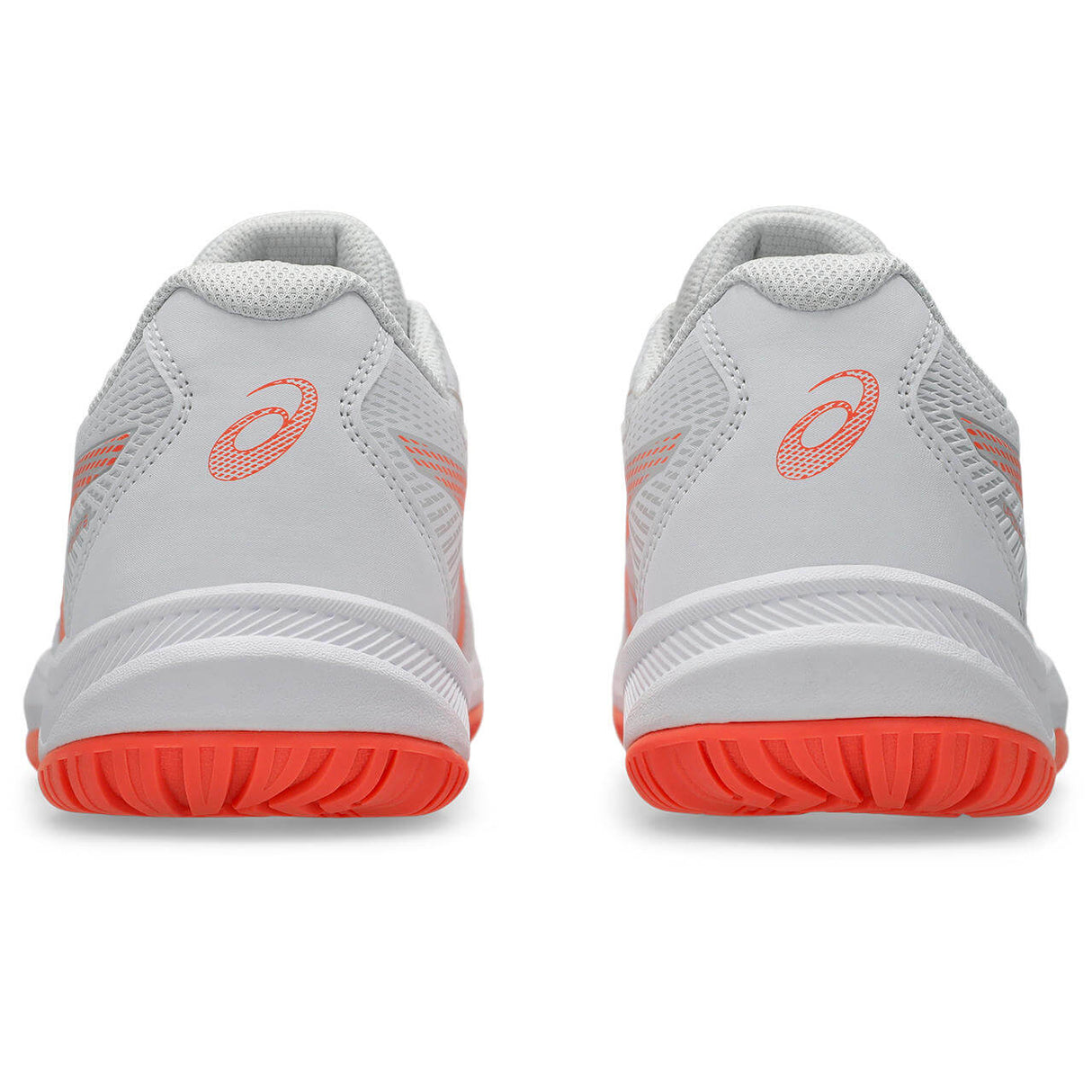 ASICS Women's Upcourt 6 Volleyball Shoe White/Vivid Coral - 8