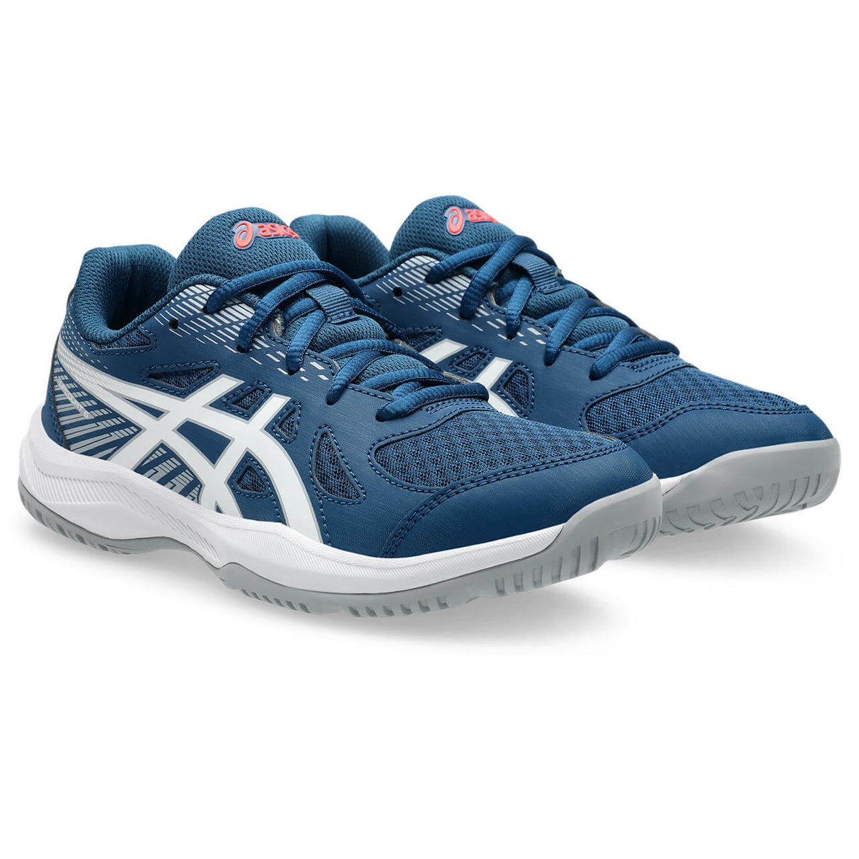ASICS Youth Upcourt 6 GS Volleyball Shoe Blue/White - 3