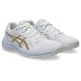 ASICS Youth Upcourt 6 GS Volleyball Shoe White/ Champagne - 3