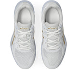 ASICS Youth Upcourt 6 GS Volleyball Shoe White/ Champagne - 5