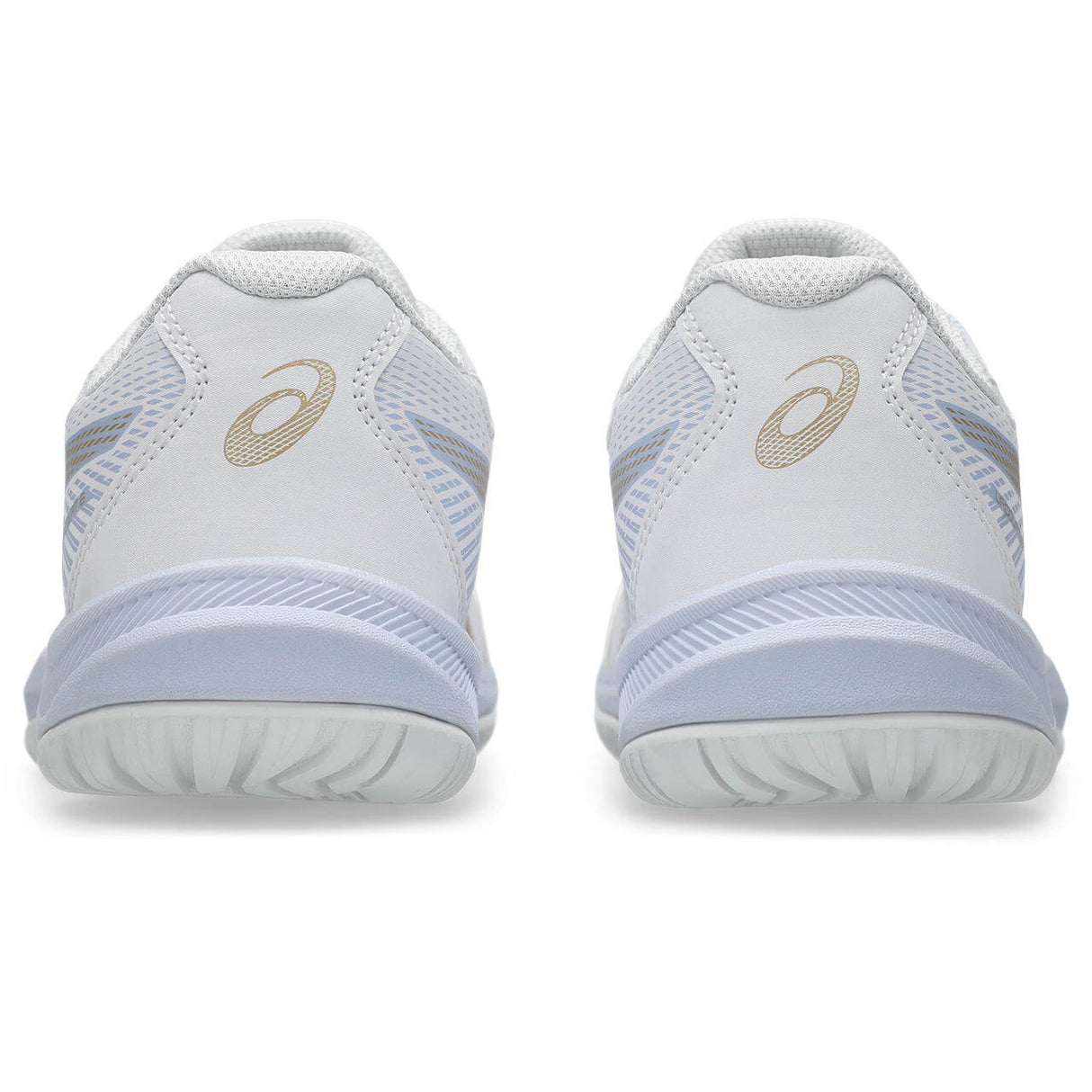 ASICS Youth Upcourt 6 GS Volleyball Shoe White/ Champagne - 7