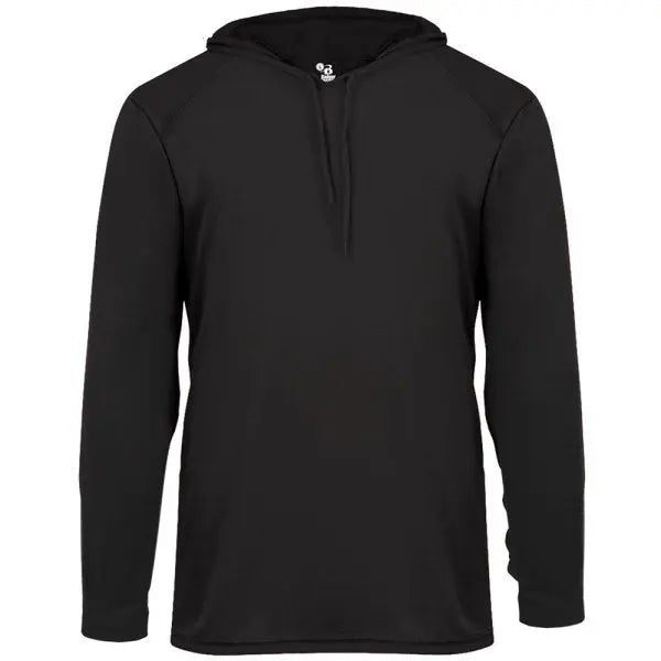Badger Men s Long Sleeve Hood Tee All Volleyball