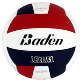 Baden Lexum VX450 NFHS Microfiber Volleyball Red/White/Navy