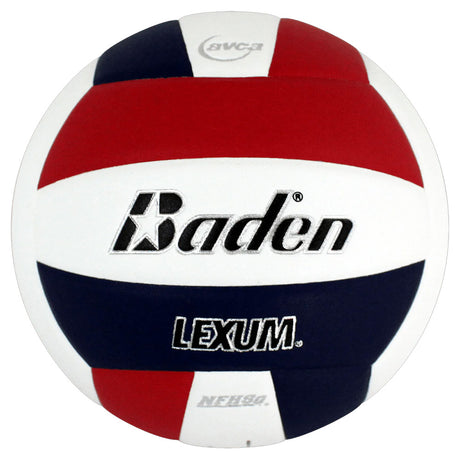 Baden Lexum VX450 NFHS Microfiber Volleyball Red/White/Navy