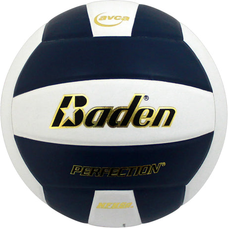 Baden Perfection VX5E NFHS Volleyball - Navy/White