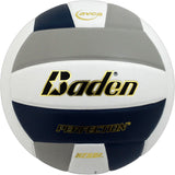 Baden Perfection VX5E NFHS Volleyball - Navy/White/Grey