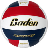 Baden Perfection VX5E NFHS Volleyball - Red/White/Navy