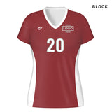 CustomFuze Women's Sublimated Premier Series Cap Sleeve Volleyball Jersey