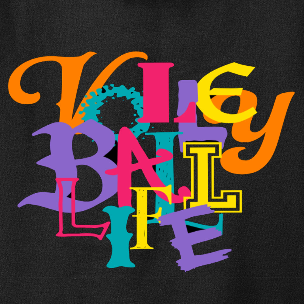 Volleyball Life Neon Hoodie