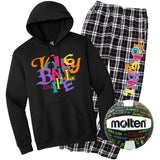 Neon Volleyball Flannel Pant