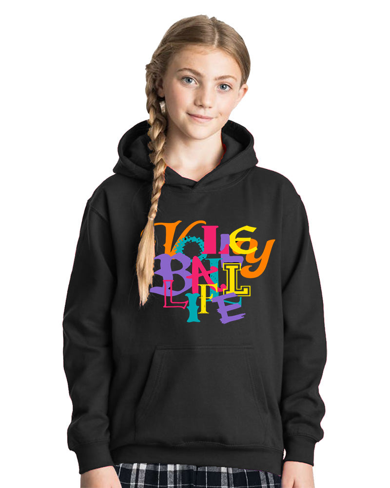 Volleyball Life Neon Hoodie