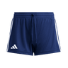 adidas Women's Three Stripe Short - 3" Inseam navy front