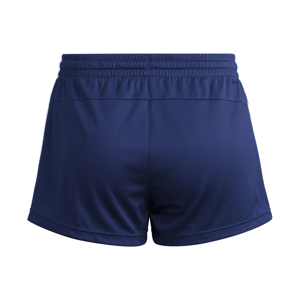 adidas Women's Three Stripe Short - 3" Inseam navy back
