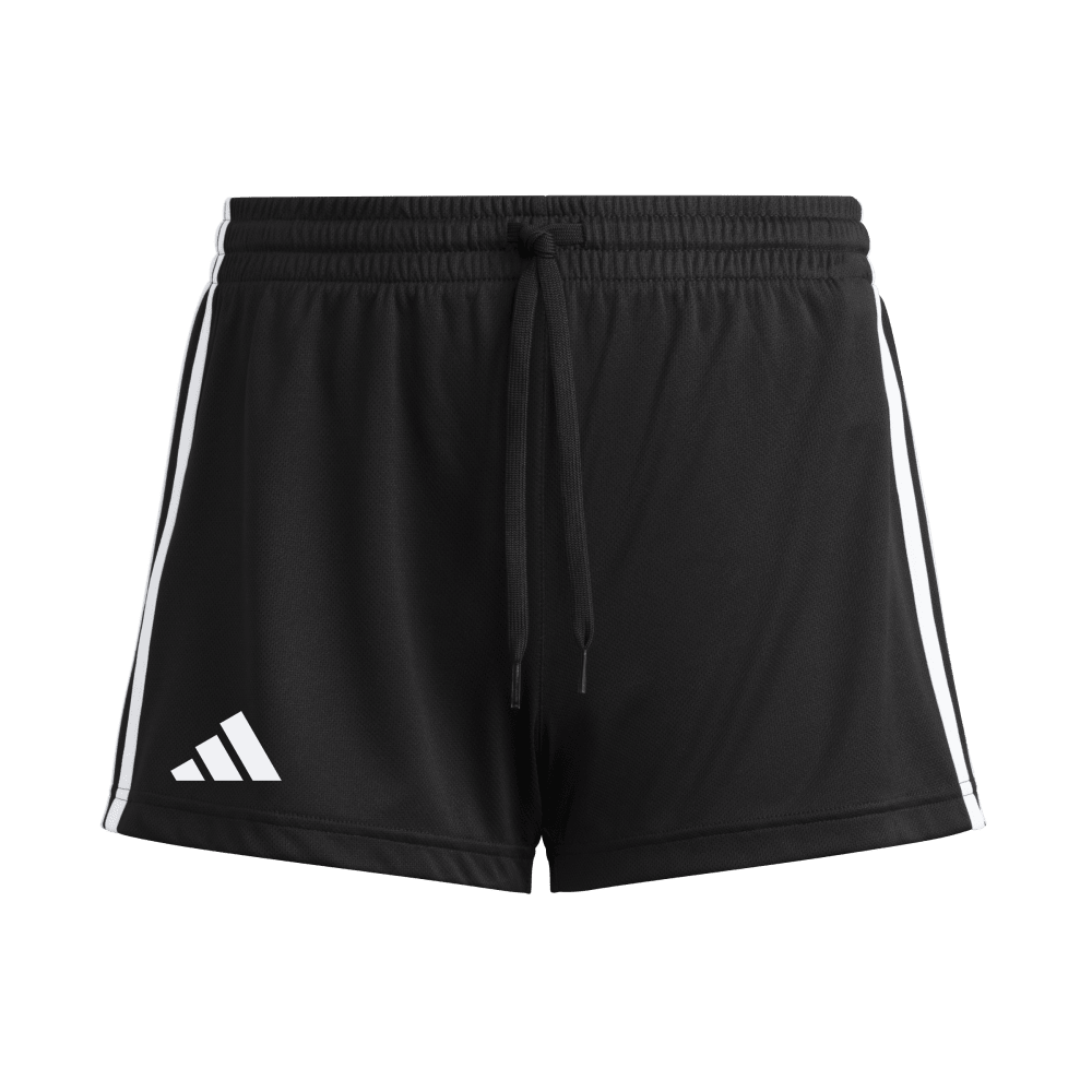 adidas Women's Three Stripe Short - 3" Inseam black