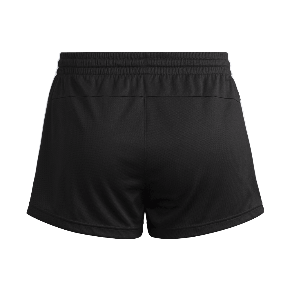 adidas Women's Three Stripe Short - 3" Inseam black back