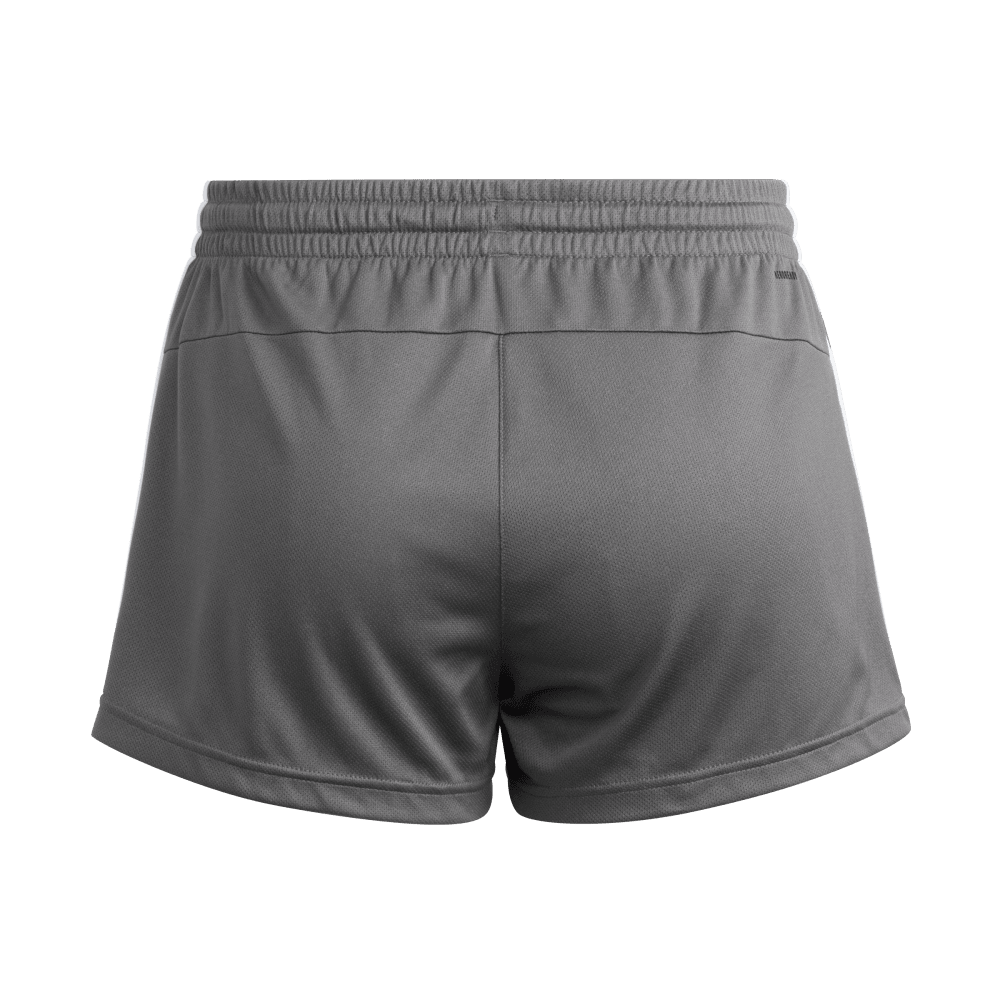 adidas Women's Three Stripe Short - 3" Inseam dark grey back