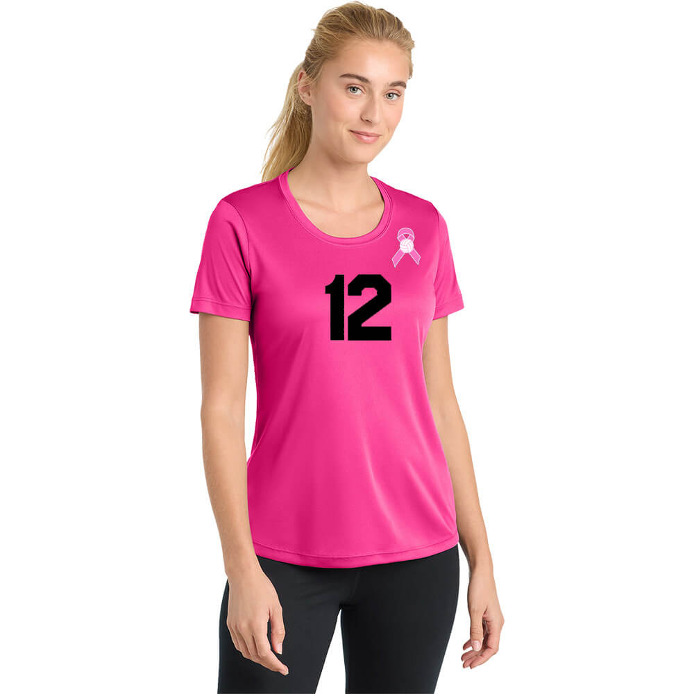 Sport-Tek Ladies Pink Ribbon Jersey