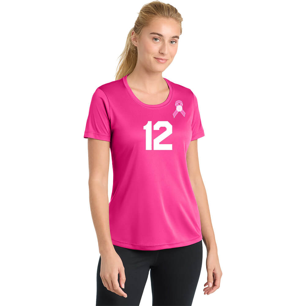 Sport-Tek Ladies Pink Ribbon Jersey