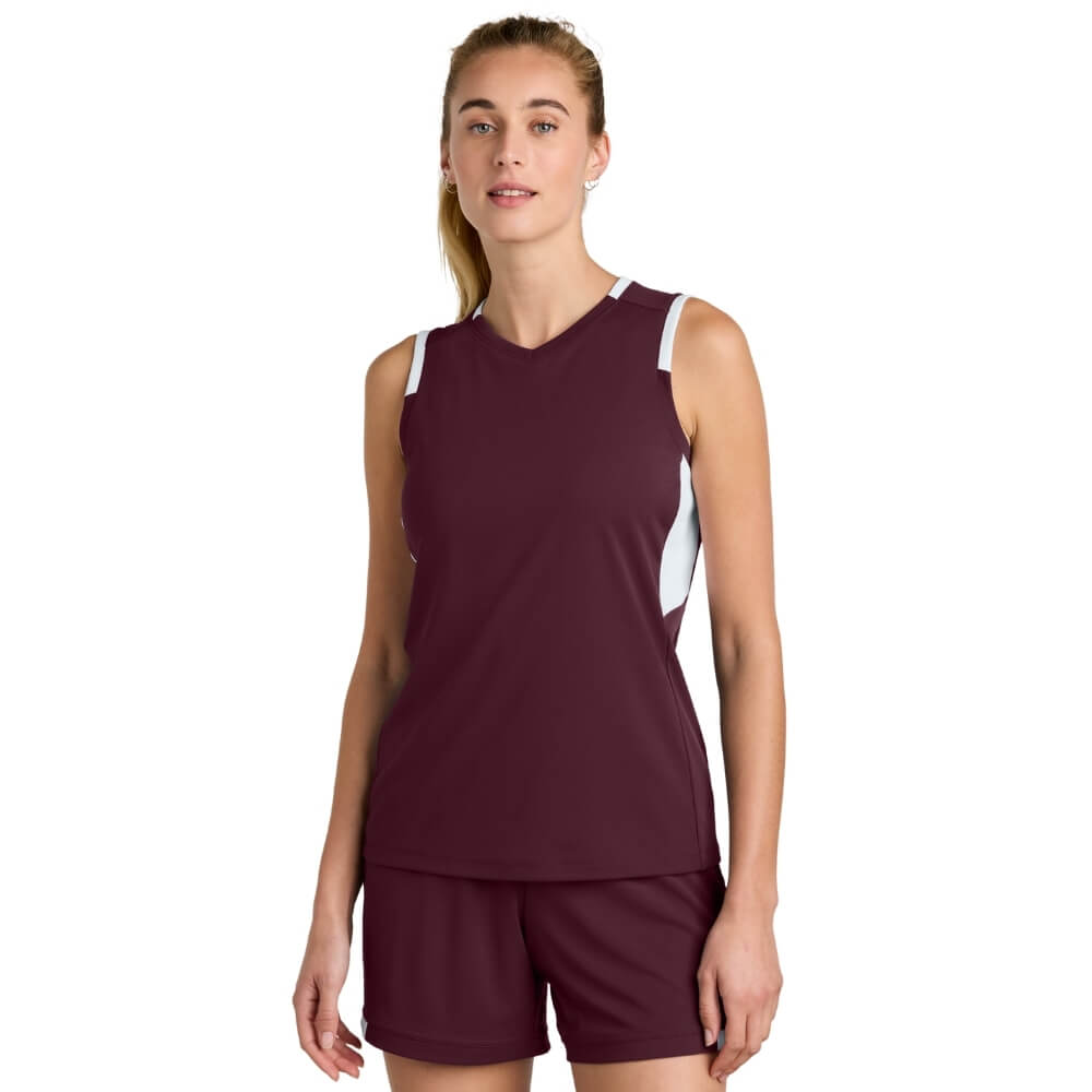 Sport-Tek Women's Club Sleeveless Volleyball Jersey