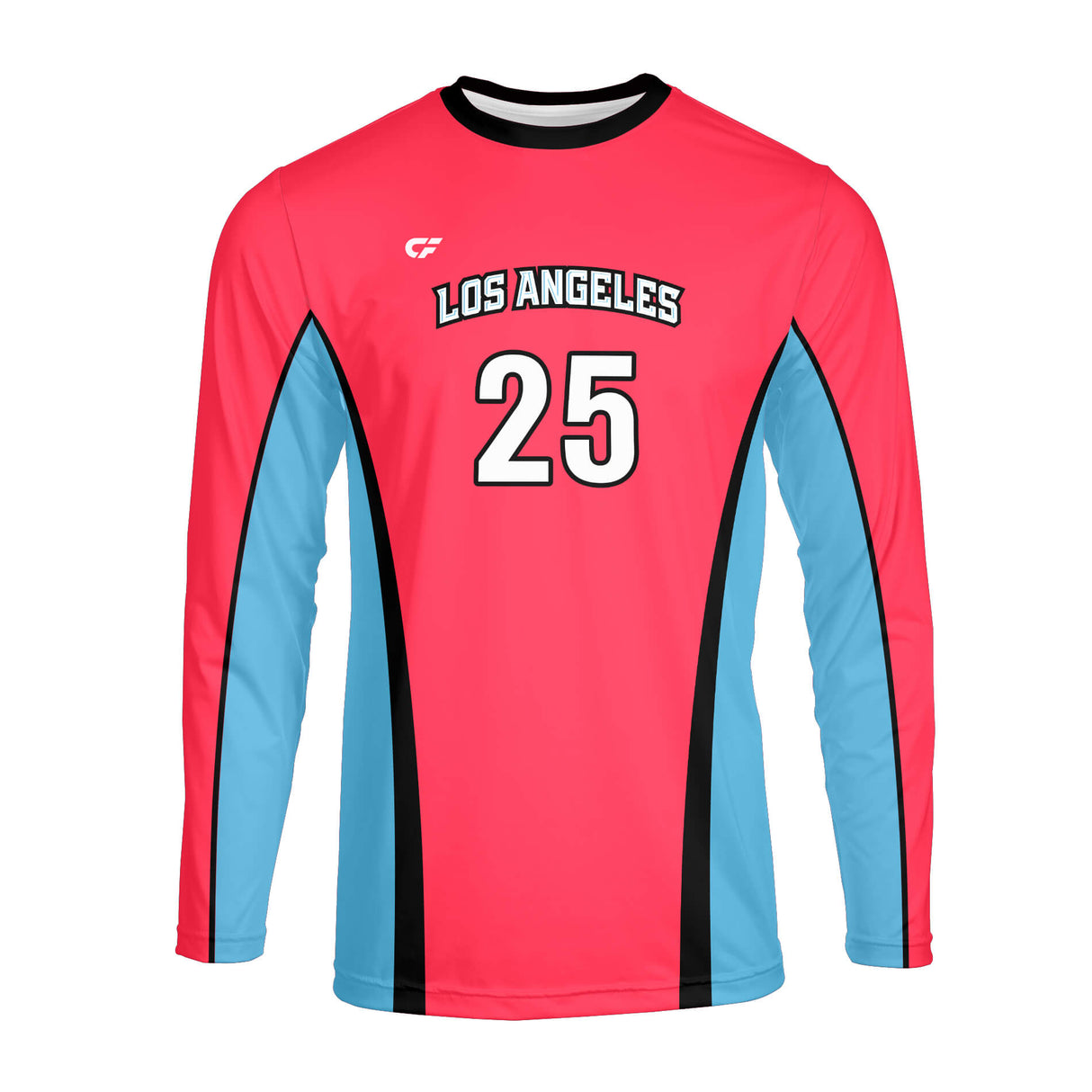 CustomFuze Men's Sublimated Long Sleeve Volleyball Jersey